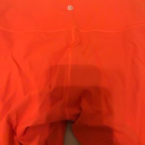 Lululemon orange capris